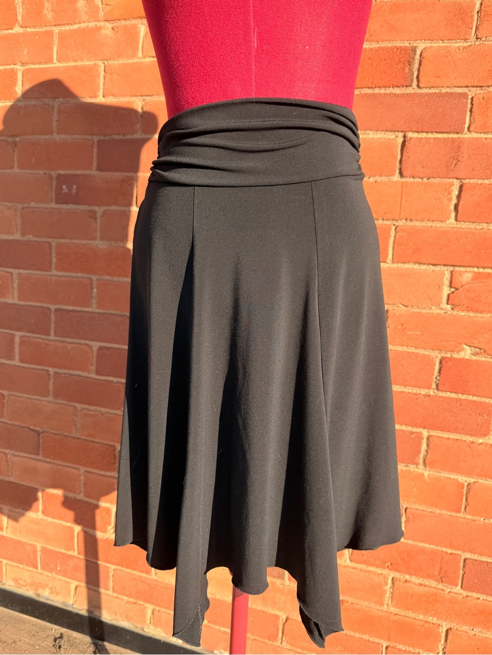 Asymmetrical Black Skirt